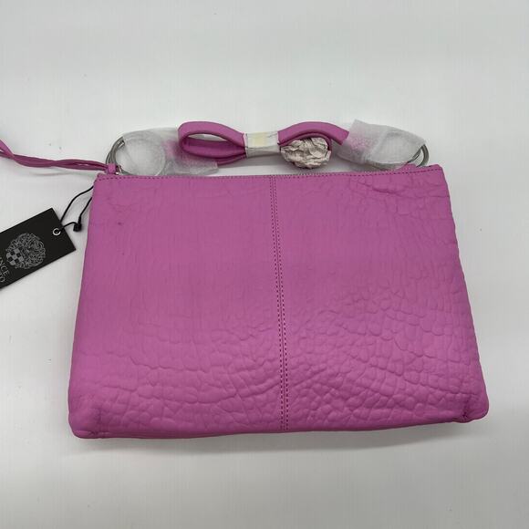 Vince Camuto Leather Livy Shoulder Bag Arresting Pink - Picture 3 of 16